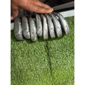 Taylormade RBZ RocketBallz Iron Set 4-PW/AW Steel Shaft RH Good Original Grips